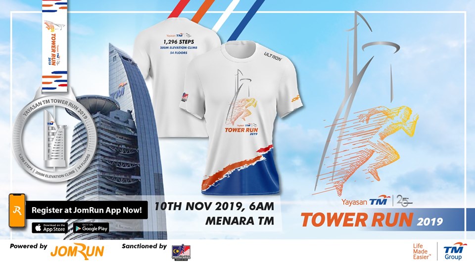 Towerrunning 120 – Yayasan TM International Tower Run – Kuala Lumpur – November 10, 2019
